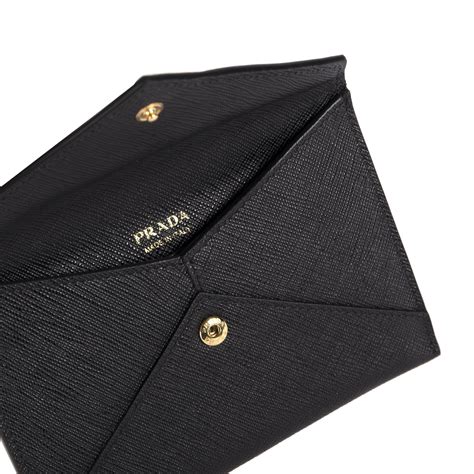 saffiano prada card holder|prada saffiano envelope wallet.